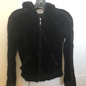Juicy zip up tuxedo hoodie